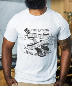 Oliver Anthony Livin in the New World With an Old Soul Guitar Shirt