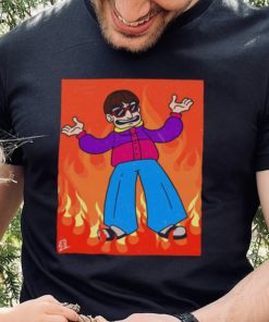 Oliver Tree In Flames shirt