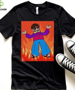 Oliver Tree In Flames shirt