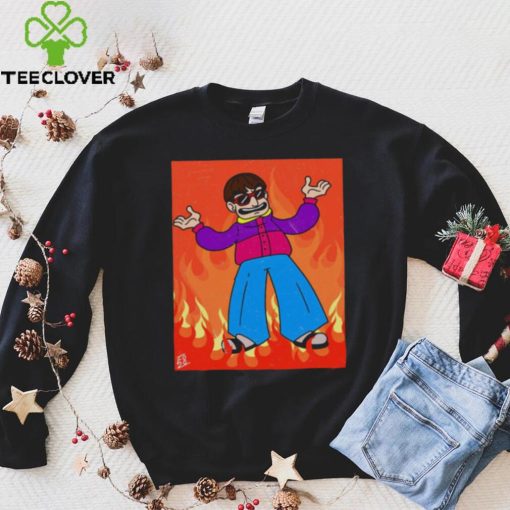 Oliver Tree In Flames hoodie, sweater, longsleeve, shirt v-neck, t-shirt