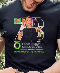 Olivia Newton John thank you for the memories signature hoodie, sweater, longsleeve, shirt v-neck, t-shirt