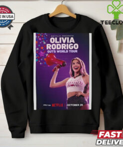 Olivia Rodrigo Guts World Tour Netflix Out On October 29 2024 Unisex T Shirt