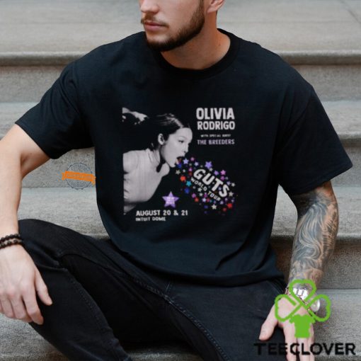Olivia Rodrigo Guts World Tour On August 20 21 2024 At Intuit Dome Inglewood CA Unisex T Shirt