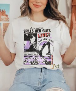 Olivia Rodrigo Spills Her Guts Live Shirt