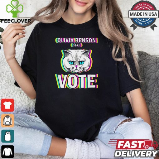 Olivia benson says vote T shirt