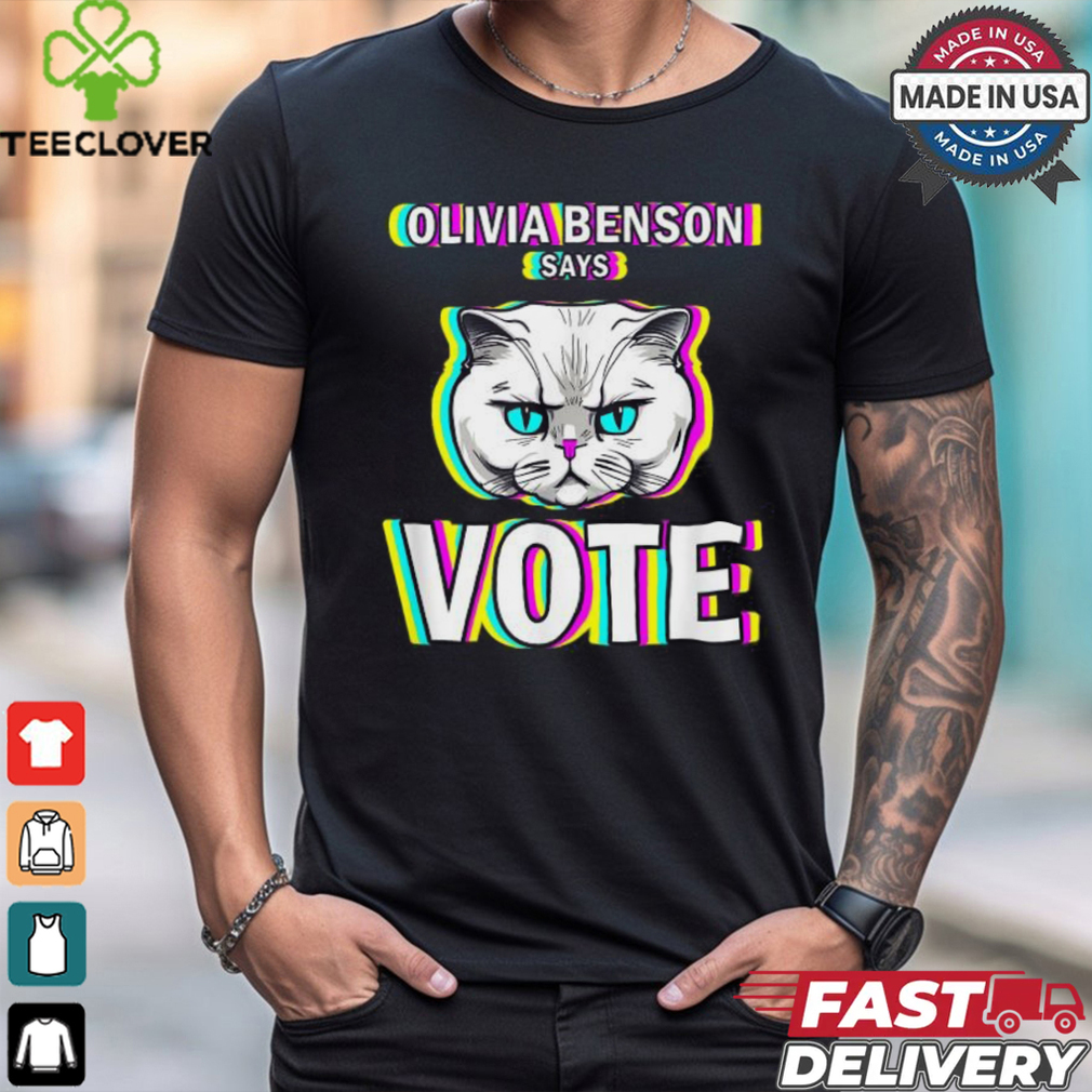 Olivia benson says vote T shirt Olivia benson says vote T shirt