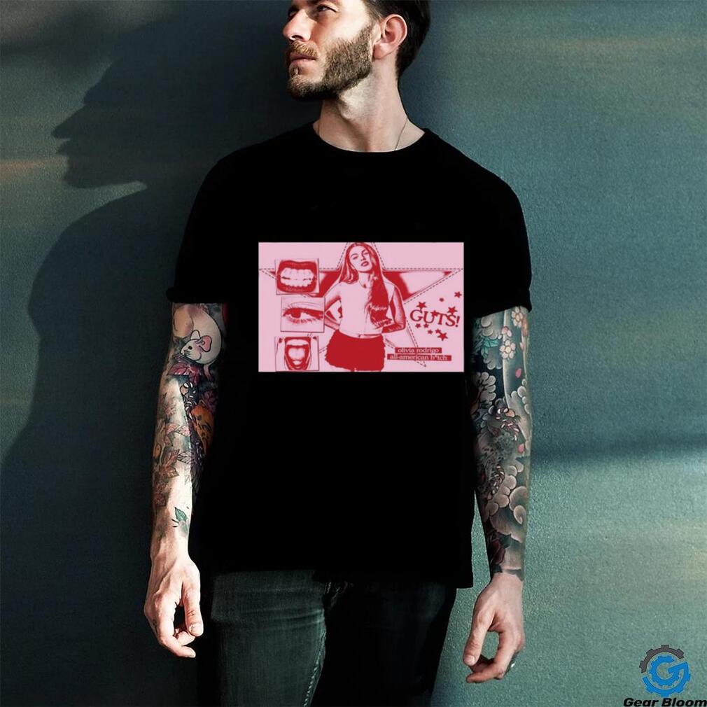 Olivia rodrigo guts all American bitch 2024 poster shirt Olivia rodrigo guts all American bitch 2024 poster shirt