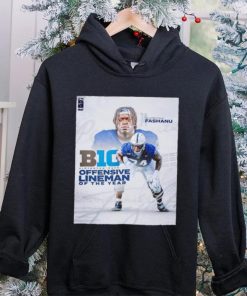 Olumuyiwa Fashanu B1G Offensive Lineman of the Year poster shirt