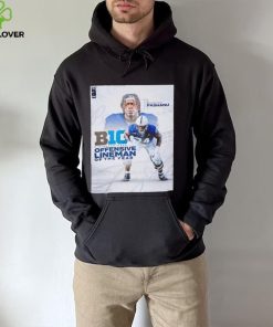 Olumuyiwa Fashanu B1G Offensive Lineman of the Year poster hoodie, sweater, longsleeve, shirt v-neck, t-shirt