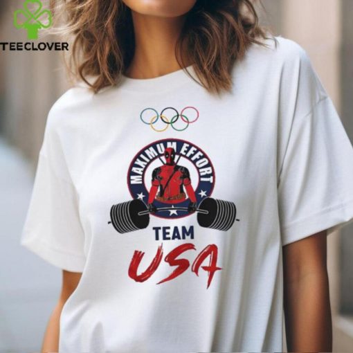 Olympic Paris 2024 Deadpool Team USA Unisex T Shirt