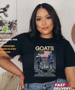 Olympic Paris Goats Katie Ledecky Simone Biles USA Gymnastics Signatures Shirt