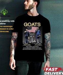 Olympic Paris Goats Katie Ledecky Simone Biles USA Gymnastics Signatures Shirt