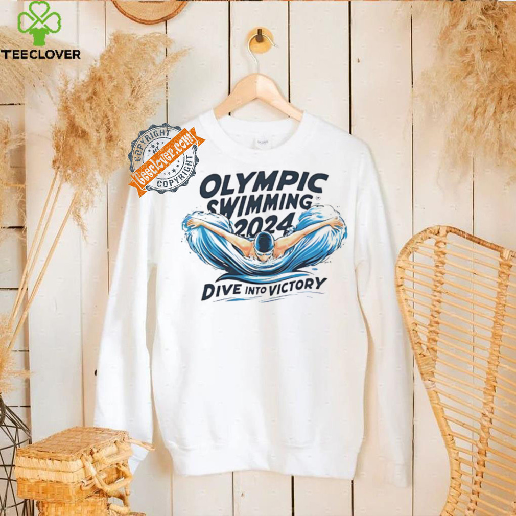 Olympic swimming 2024 dive into victory shirt Olympic swimming 2024 dive into victory shirt
