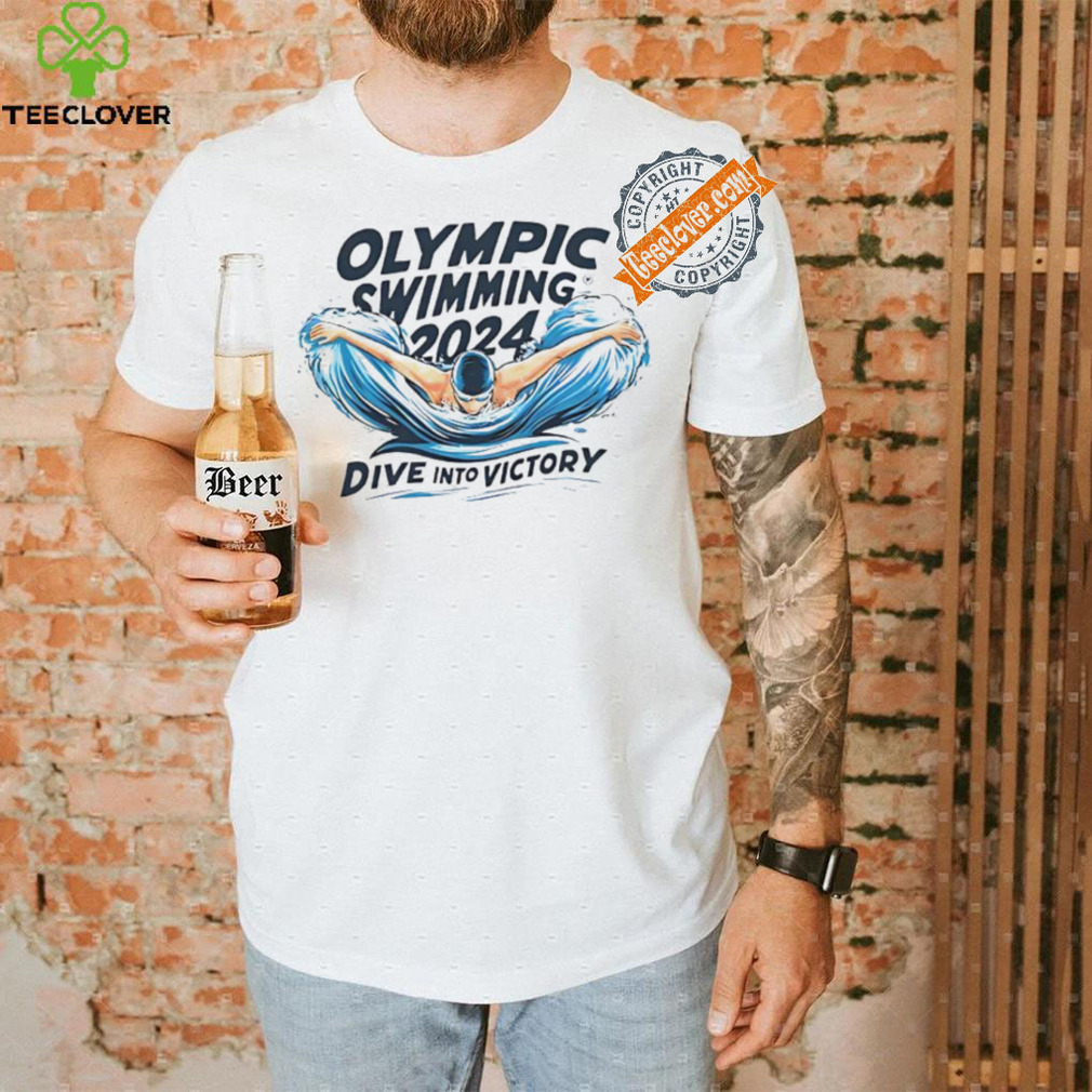 Olympic swimming 2024 dive into victory shirt Olympic swimming 2024 dive into victory shirt