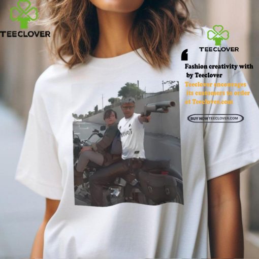 Olympics 2024 Paris shooting Turkey gun man funny terminator shirt