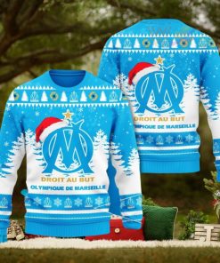 Olympique Marseille Christmas 3D Sweater