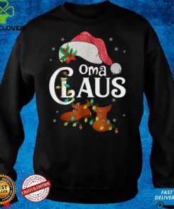 Oma Claus Shirt Christmas Pajama Family Matching Xmas T Shirt 2