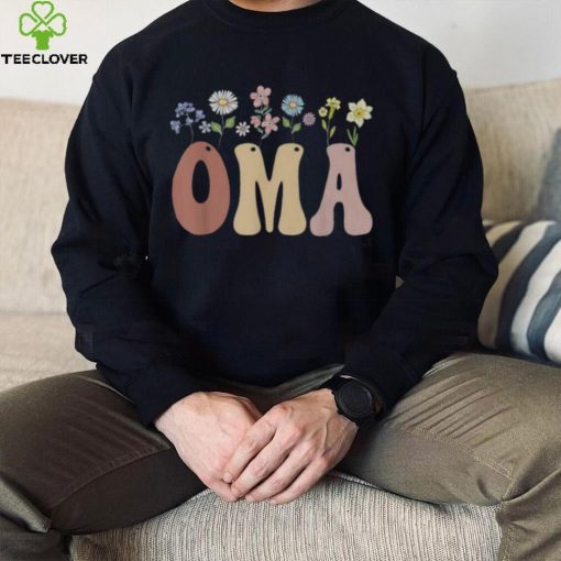 Oma Wildflower Floral Oma Women T hoodie, sweater, longsleeve, shirt v-neck, t-shirt