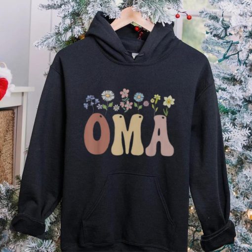 Oma Wildflower Floral Oma Women T hoodie, sweater, longsleeve, shirt v-neck, t-shirt