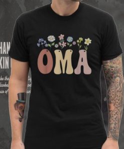 Oma Wildflower Floral Oma Women T hoodie, sweater, longsleeve, shirt v-neck, t-shirt