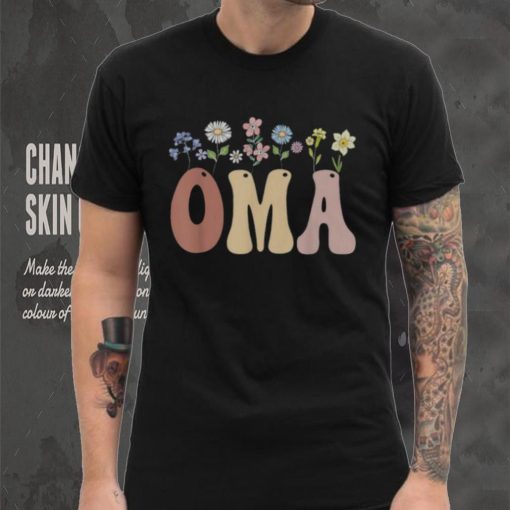 Oma Wildflower Floral Oma Women T hoodie, sweater, longsleeve, shirt v-neck, t-shirt