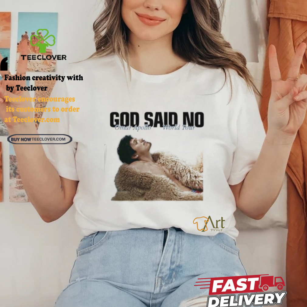 Omar Apollo God Said No Tour Shirt Omar Apollo God Said No Tour Shirt