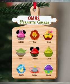 Omas Perfekte Charge, Cupcake Kinderornament, Weihnachtsgeschenk Für Die Familie