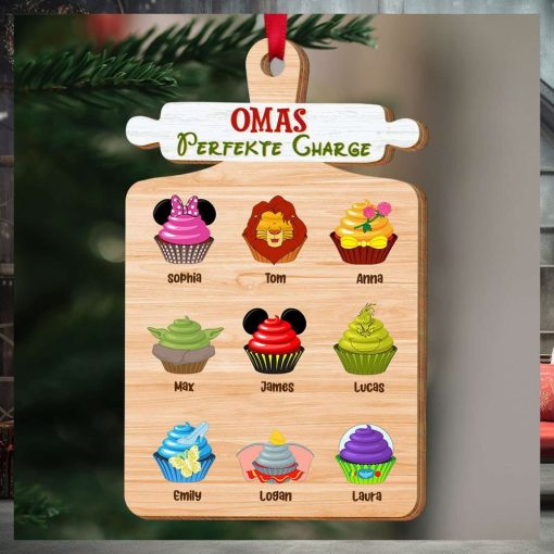 Omas Perfekte Charge, Cupcake Kinderornament, Weihnachtsgeschenk Für Die Familie