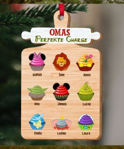 Omas Perfekte Charge, Cupcake Kinderornament, Weihnachtsgeschenk Für Die Familie