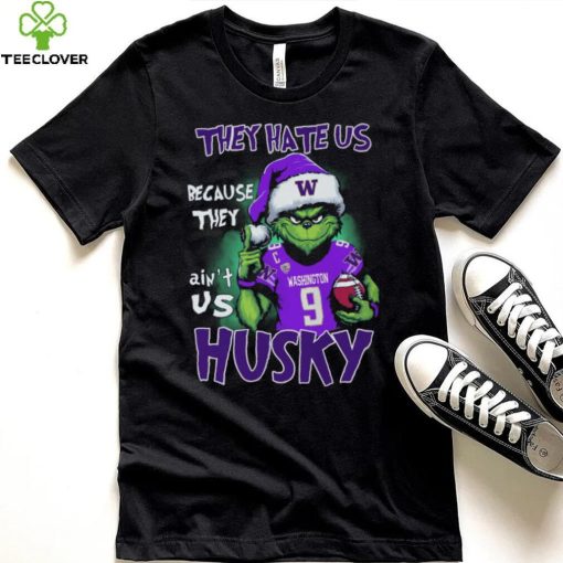 Ome To Husk They Hate Us Because They Ain’t Us W Washington 9 Husky Shirt