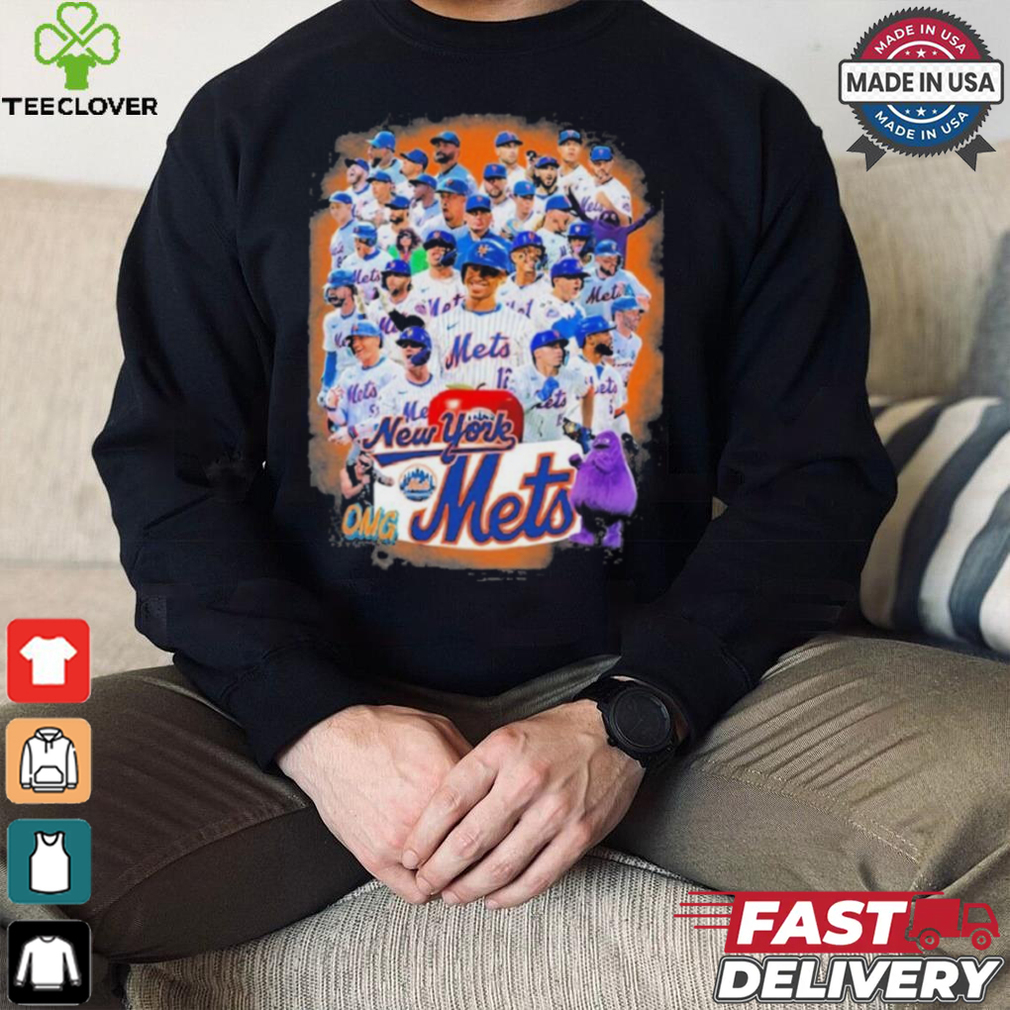 Omg New York Mets Team Player Football Shirt Omg New York Mets Team Player Football Shirt