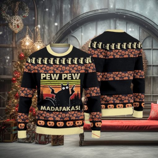 On A Dark Desert Highway Cool Wind In My Hair Halloween Ugly Christmas Sweaters