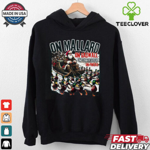 On Mallard On Gadwall Christmas Shirt