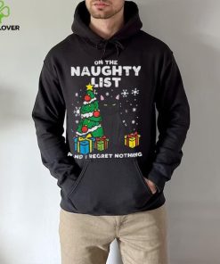 On Naughty List Regret Nothing Cat Fun Christmas Xmas Women Unisex Shirt