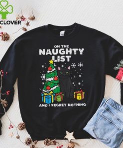 On Naughty List Regret Nothing Cat Fun Christmas Xmas Women Unisex Shirt