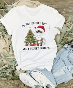 On The Naughty List Regret Nothing Shirt