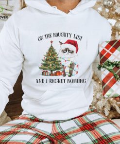 On The Naughty List Regret Nothing Shirt