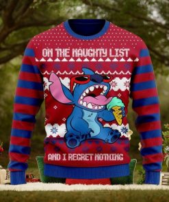 On the Naughty List Stitch Ugly Sweater Christmas
