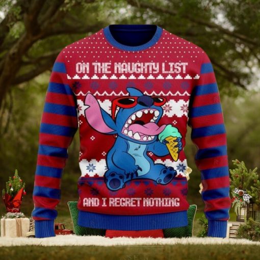 On the Naughty List Stitch Ugly Sweater Christmas