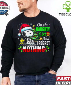 On the Naughty List and Proud of It Christmas T Shirt 1 On the Naughty List and Proud of It Christmas T Shirt