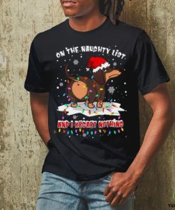 On the naughty list and I regret nothing dog ass Daschund Santa Christmas Shirt 3 On the naughty list and I regret nothing dog ass Daschund Santa Christmas Shirt