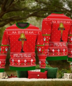OnCoast Christmas Story Fragile Leg Lamp Ugly Christmas Sweater
