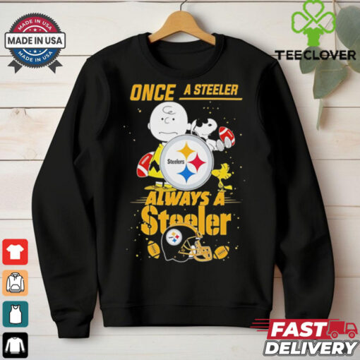 Once A Steeler Always A Steeler Cute Snoopy shirt