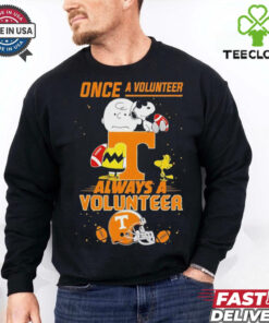 Once A Tennessee Volunteers Always A Tennessee Volunteers Cute Snoopy shirt