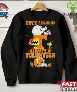 Once A Tennessee Volunteers Always A Tennessee Volunteers Cute Snoopy shirt