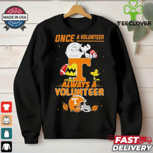 Once A Tennessee Volunteers Always A Tennessee Volunteers Cute Snoopy shirt