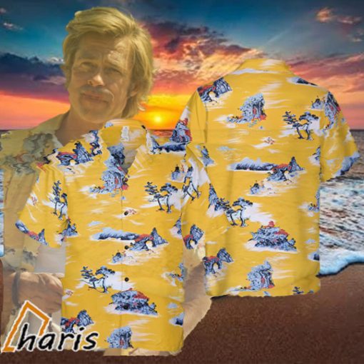 Once Upon A Time In Hollywood Movie Brad Pitt Hawaiian Shirt