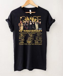 Once Upon A Time Signatures 13th Anniversary 2011 2024 Thank You For The Memories for Movie Lover Shirt