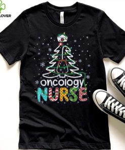 Oncology Nurse Xmas Tree Funny Nursing Christmas Pattern Shirt