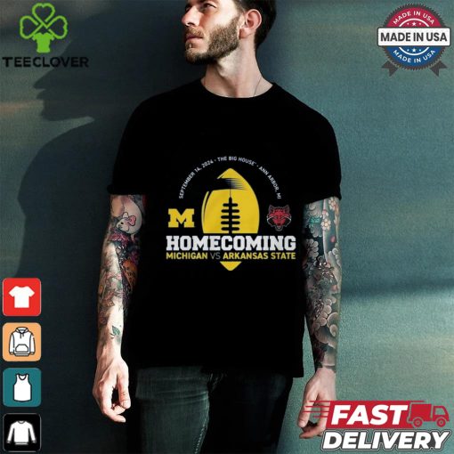 Michigan Wolverines Valiant Blue 2024 Homecoming Gameday Shirt